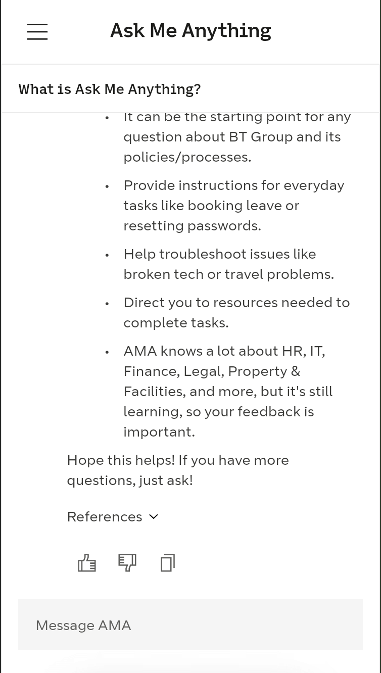 Ask Me Anything — BT Group screenshot 3